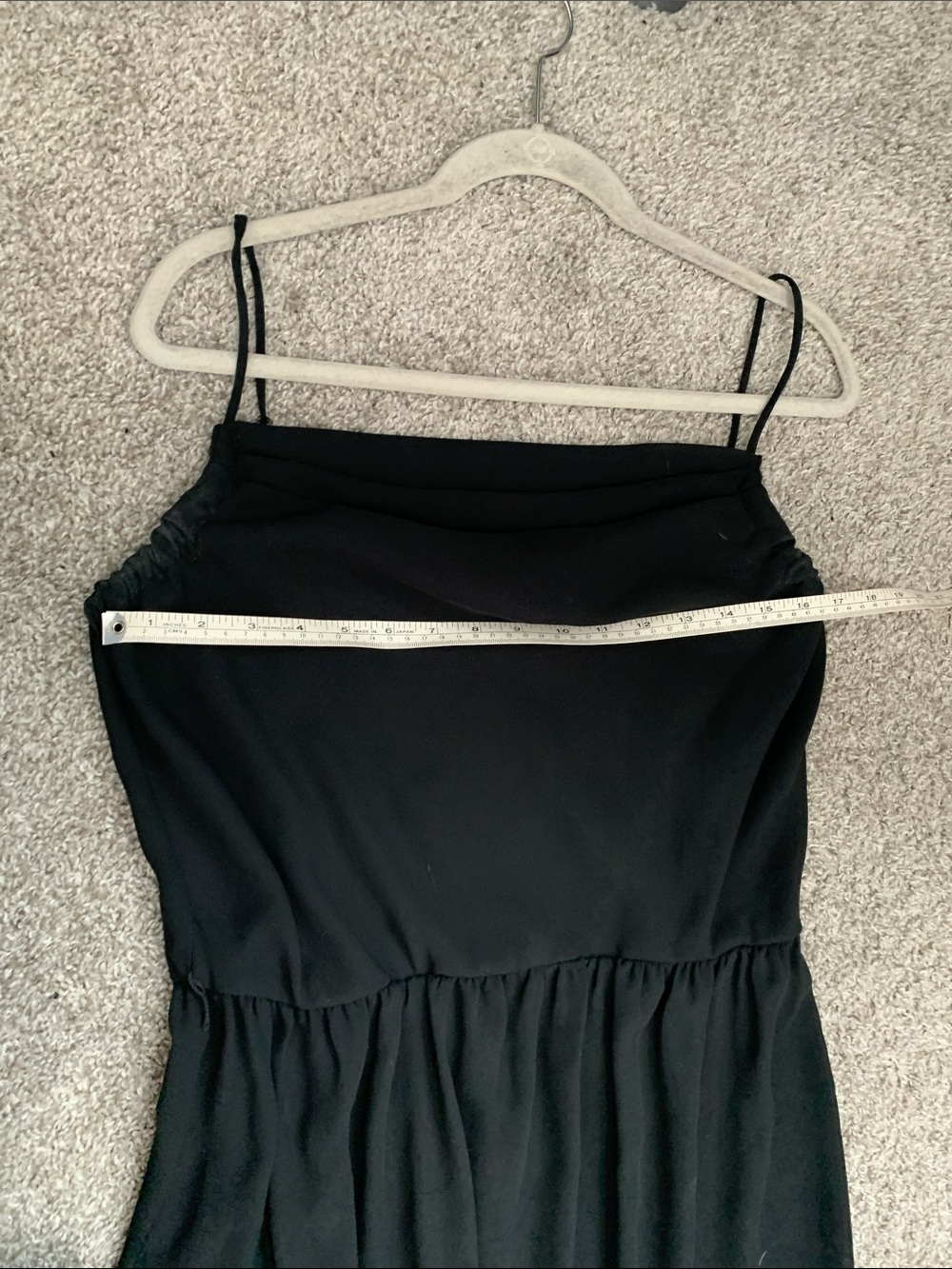 Vintage Vicky Vaughn Classic Black Slip Dress with Cowl Neck - Picture 8 of 8